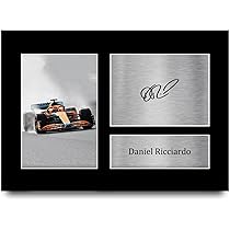 HWC Trading Vader Fernando Alonso A4 Printed Gift Ondertekende, Ontworpen F1 Formula One Gifts Photo Display : HWC Trading