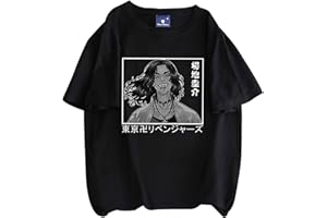 jiminhope Tokyo Revengers T Shirt Unisex Summer Casual Comfy Cotton T Shirt Anime Funny Print Black Tops