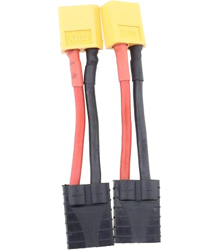 OTOTEC 2 Stücke XT90 Stecker auf TRX Buchse Stecker Kabel Kit 12AWG Draht RC UAV Auto Ladegerät LiPo Akku