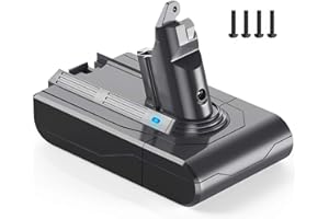 6000mAh Batteria Dyson V6, BuTure Batteria per Dyson V6 DC62 SV03 SV09 DC58 DC59 DC61 DC72 DC74, 21.6V DC62 Dyson Batterie Absolute Animal Fluffy