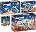 Produktbild PLAYMOBIL® Space 4er Set 9489 9490 9491 9492 Mars-Erkundungsfahrzeug + Meteoroiden-Zerstörer + Trike + Astronaut