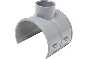 Jardibric - Selle de Branchement 100 x 40 PVC - Solution Fiable pour Raccordement et Extension de Systèmes de Canalisation