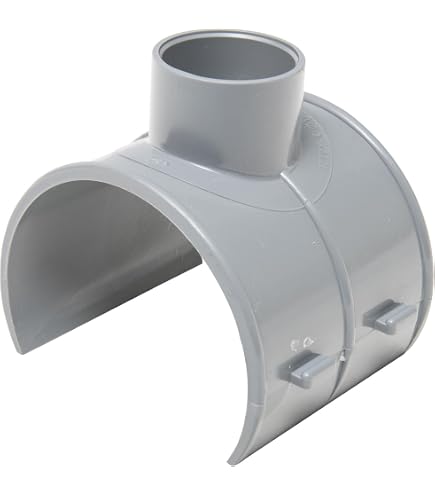 Selle De Branchement PVC 87° FF - 100-110/50, Raccord Pour Évacuation Eaux, Collable, Femelle-Femelle