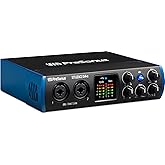 PreSonus Studio 24c, USB-C-Audio-Interface, für Aufnahme, Streaming, Podcasting mit Software-Bundle inklusive Studio One Arti