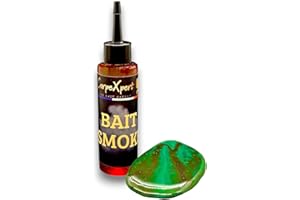 CarpeXpert - Bait Smoke Rouge - Nuage Persistant - 100ml - pour Bouillettes, Pop-ups Flottantes, Pellets, Amorce - Appât de Pêche à la Carpe, Booster amorcage