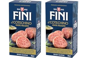 CAIYA 2X Fini Cotechino Precotto 100% Italiano Senza Glutine (Gluten Free) 500g