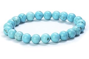 RAFFICI Gemstone Bracelet – Anxiety Relief & Chakra Balance, Adjustable Stretch Beads Bracelet with Tiger’s Eye & Mixed Stones for Well-Being, Women, Men & Teens Gift