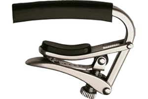 SHUBB - C4 Standard, Capotasto con fretboard a raggio 7,25", argento