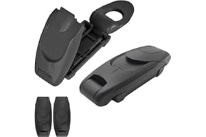 EXQUIMA 2PCS Car Seat Belt Clip, Universal Seatbelt Adjuster, Shoulder Neck Strap Positioner Lock Clips, Universal Replacement Seatbelt Locking Clips Compatible For Baby And Kids