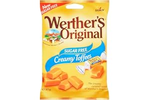 Werther's Original Sugar Free Toffee, 80 g