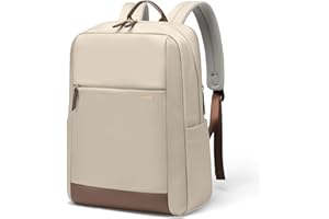 GOLF QUALITY Zaino PC Portatili 15.6 Pollici,Grande Zaino Donna Uomo Porta PC, Backpack Computer da Business Notebook Viaggio Ufficio Lavoro,Albicocca