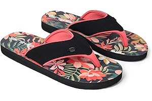 Animal Swish Womens AOP Flip Flops - Slip-on, Lightweight Sandals with Soft padded upper straps - For Autumn, Winter, Beach & Outdoors