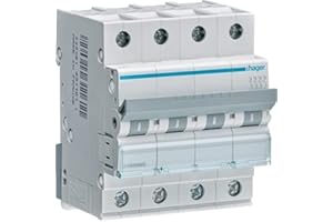 Disjoncteur 4P C 32A 6kA AC MCN432E HAGER