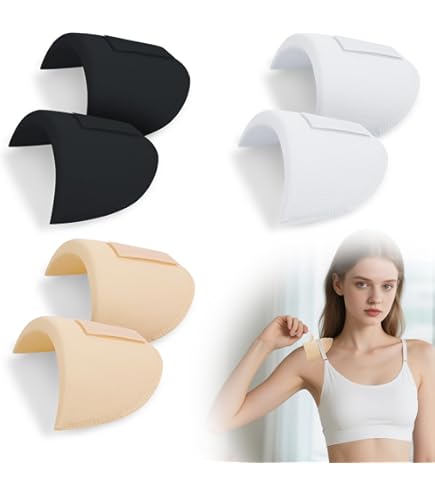 FUGLUS 2 Paar Unsichtbare Schulterpolster Aus Silikon – Rutschfeste Polster Für Damen & Herren