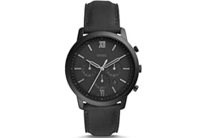 FOSSIL Neutra Uhr für Herren, Chronographenwerk mit Edelstahl- oder Lederarmband