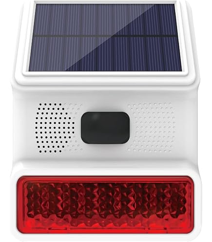 Sirena Allarme Esterno Beghelli Dom-e - Autoalimentata A Batteria Con Pannello Solare