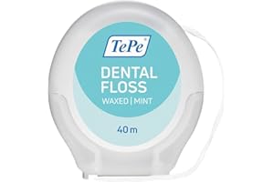 ‎TEPE TePe Dental Floss Nić dentystyczna, bez PFAS, z wieloma nitkami i zwiększoną powierzchnią dla delikatnego i skutecznego czyszczenia między zębami