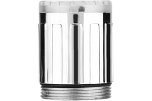 Fdit Tête de Robinet Temperature Sensing 3 Couleurs Changement LED Robinet d'eau Lumière Robinet Cuisine Salle De Bains Lavabo Bassin d'eau Attachment