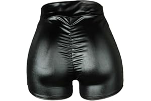 PELISY Sexy Cintura Alta Pantalones Cortos Mujer Deporte Push Up Fitness EláStica Moda