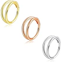 AROWRO 316L Stahl Septum Piercing - Vielseitiger Schmuck Für Nase & Ohr