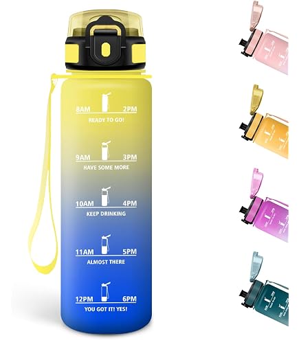 Vkaster Gourde Sport, 500 ML Boutelle d'eau, sans BPA, Étanche