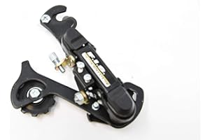 FALCON MR22 REAR DERAILLEUR GEAR MECH 6 or 7 SPEED (18/21) SHIMANO COMPATIBLE, MADE FOR MTB, ATB & MOST BASIC GEARED BIKES ALL BLACK