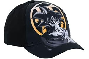 Dragon Ball Z Casquette pour Garçon, Casquette de Baseball Design Goku, Chapeau D'été pour Enfants, Cadeau pour Garçon | Noir