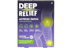 MENTHOLATUM Deep Relief Actiflex Patch (Pack of 4 Patches)