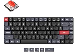 Keychron K3 Pro Ultra-Slim QMK/VIA Wireless Tastiera meccanica personalizzata, Macro programmabile 75% Layout RGB con basso profilo Gateron G Pro Switch PBT keycap per Mac Windows Linux