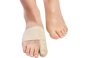 Epitact | Hallux Valgus Flexible Korrekturbandage Für Den Tag Begrenzt Die Entwicklung Des Hallux Valgus & Lindert Schmerzen Während Aktiven Tätigkeiten Am Tag Für Beide Füße (L)