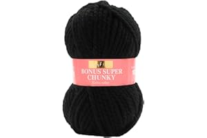 Sirdar Hayfield Bonus Super Chunky, Black (965), 100g