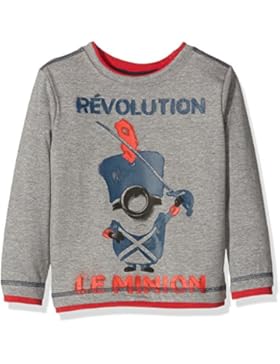 Universal Pictures Jungen T-Shirt Minions, Grau-Grau, 6 Jahre