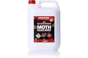 Karlsten Moth Killer Fast Eradicatio n of carpet Moth and Clothes moths 5 Litre