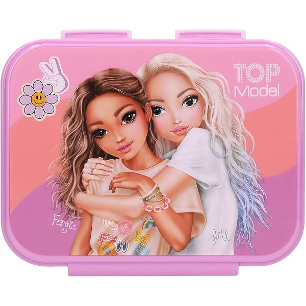 Porte-monnaie En Forme De Cœur TOPModel Girl Power - Rose, Avec Mousqueton - Pour Fille, école, Jardin D'enfants