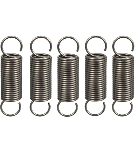 3 Stück Zugfedern 65mm Freie Länge - Metall Spiralfedern Für Industriemaschinen