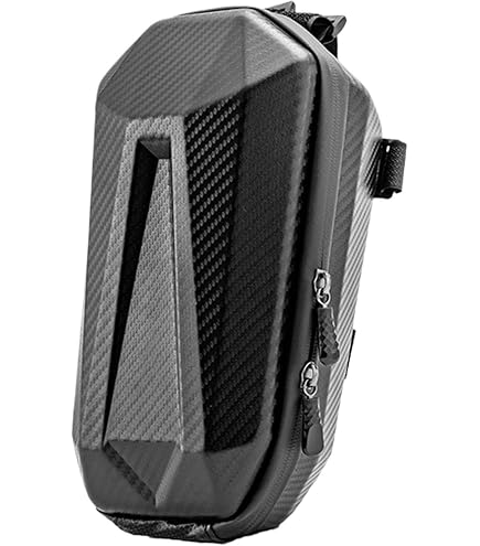 CASR Borsa Universale 4L Per Bicicletta E Monopattino: Impermeabile, Anticorpo, Con Strisce Riflettenti, Fissaggio Rapido, Nero - 2