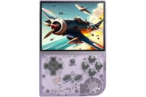 RG35XX Console de Jeux Portable 5470+ Classiques Jeux, 64Go, système Linux, Quad Core Cortex-A9, RG35XX Console de Jeux Vidéo Retro 3.5 Pouces IPS, supportant Le Gamepad et Sortie HDMI TV