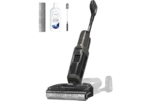 Tineco Floor One i6 Stretch bezprzewodowy odkurzacz myjący, odkurzacz do pracy na sucho i mokro, moc ssania 20 kPa, zasięg na płasko 180°, czyszczenie dwukrawędziowe, 40 min pracy, suszenie 5 min w 85