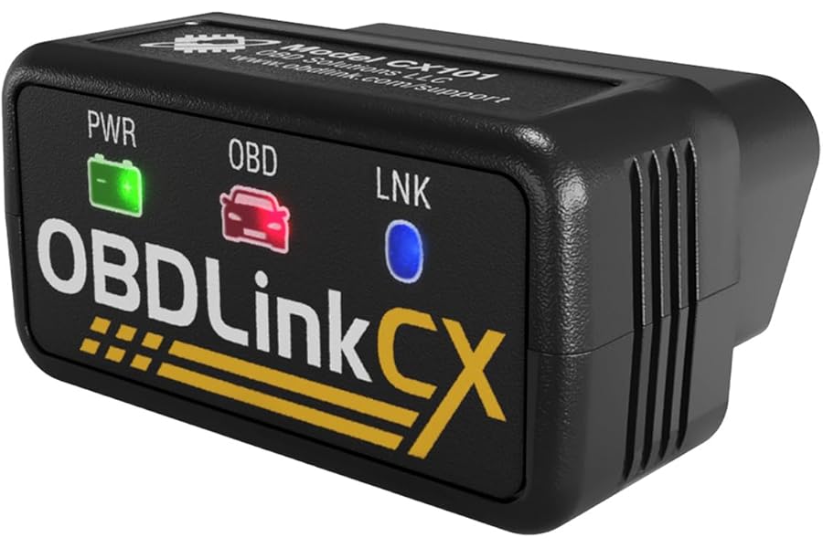 OBDLink CX Bimmercode Bluetooth 5.1 OBD2 Adapter for BMW/Mini, Works with iPhone/iOS & Android, Car Coding, OBD II Diagnostic Scanner
