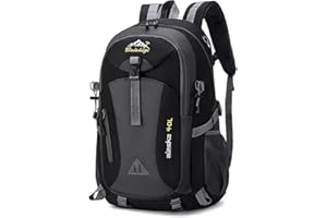 AUEJACKY Plecak turystyczny dla mężczyzn i kobiet, duża pojemność 40 l, plecak podróżny, plecak trekkingowy, wielofunkcyjny plecak podróżny do uprawiania sportów na świeżym powietrzu, wspinaczki