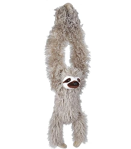 Wild Republic - Hanging Monkey Peluche Langur, mamá y bebé, 51 cm