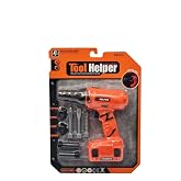 Helper Pilli Oyuncak Matkap Tamir Seti +7 Adet Aksesuarlı Eğitici Meslek Oyunu