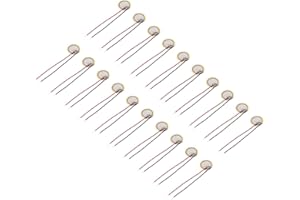 sourcing map 20 Pcs Piezo Discs 10mm Acoustic Pickup Transducer Element Trigger Buzzer CBG Guitar
