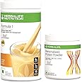 Herbalife formula 1 Shake - 500g (Orange Cream) with Personalized Protein Powder - 200g
