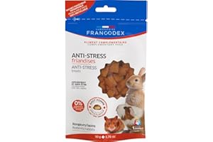 Francodex - Golosinas antiestresas, Sabor Manzana, 50 g, para roedores y Conejos