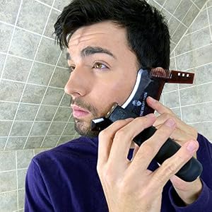 Beard Shaping Tool Template. Beard Shaper Tool Plus Comb for line up & Edging, Men's Facial Hair Hairline Perfect… - Image 6