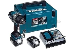 Makita Boulonneuse à chocs 18V LXT 1050Nm 3/4" (2x5,0 Ah) en MAKPAC DTW1001RTJ