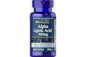 Alpha Lipoico Acid. ALA 300 mg 60 Capsules. Puritan's Pride