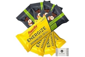 WOMANDA PowerBar Energize Advanced batonik energetyczny z C2MAX - 4 x 55 g (Hazelnut Choco)
