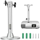 Universal ceiling mount for projector, mini projector mount, suitable for wall mounting, ceiling mounted, vertical, extendabl